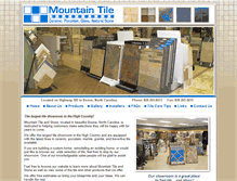 Tablet Screenshot of mountaintilenc.com